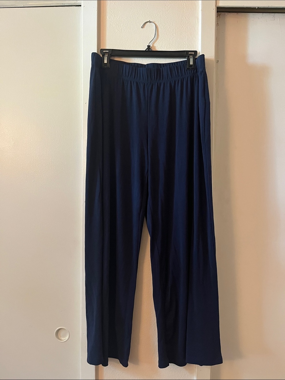 Como Vintage Wide Leg Pants in Navy Blue